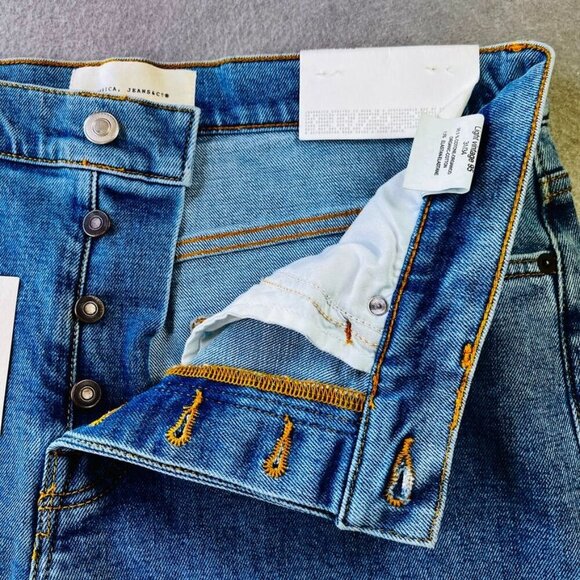 Jeanerica Jeans Light Vintage 95 CW002 Size 31 Button Fly Ankle Cut - Picture 4 of 13